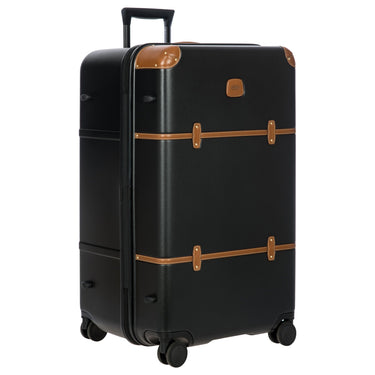 Brics Bellagio Trunk - 4 - Rollen - Trolley 80 cm recycelt (black/tan) - Markenkoffer