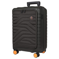 Brics BY Ulisse - 4-Rollen-Kabinentrolley mit Vortasche 55 cm erw. USB (olive) - Ansicht 2