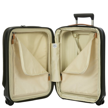 Brics Taormina - 4-Rollen-Kabinentrolley mit Vortasche 55 cm erw. USB (olive) - Ansicht 6