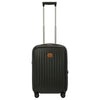 Brics Taormina - Trolley de cabina S 55 cm con 4 ruedas y puerto USB ampliado (olive)