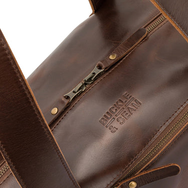 Buckle & Seam Chap Reisetasche 40 cm (braun) - Ansicht 6