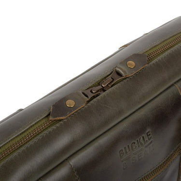 Buckle & Seam Everett - Aktentasche 16" 38 cm (olive) - Ansicht 7