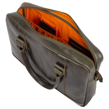 Buckle & Seam Everett - Aktentasche 16" 38 cm (olive) - Ansicht 5