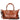 Buckle & Seam Linwood Weekender - Reisetasche 50 cm Leder (cognac/dots) - Markenkoffer