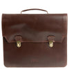 Buckle & Seam Notes - Briefcase 15" 40 cm (braun)