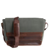 Buckle & Seam Times Canvas - Bolso Mensajero 15.7" 36 cm (color: verde)
