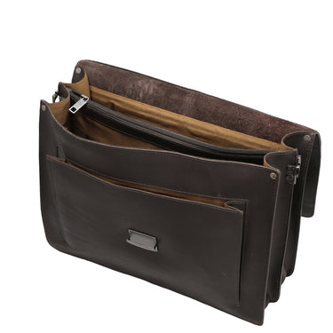 Burkely Vintage Scott - Aktentasche 38 cm (dunkelbraun) - Markenkoffer