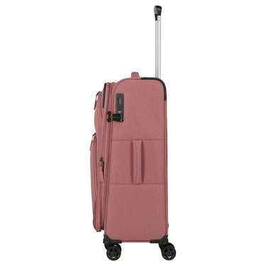 Travelite Kick Off - 4-Rollen-Trolley M 67 cm erw. (blush)