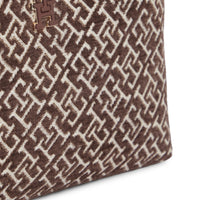Tommy Hilfiger Jacquard Mini Shoulder Bag - Bolso de hombro 25 cm (tundra moss)