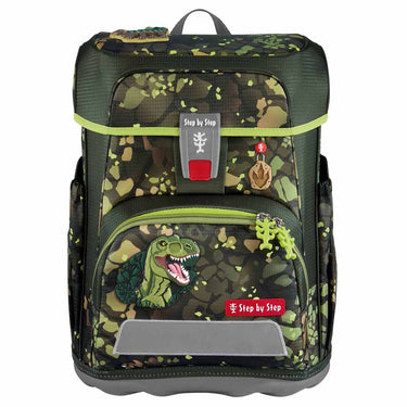 Step by Step Cloud - Set de mochilas escolares 5 piezas (Dino Torex)