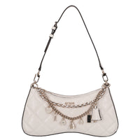 Guess Libby - Bolso de hombro 30 cm (blanco roto)