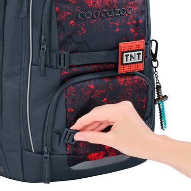 Coocazoo Porter - Schulrucksack 44 cm (Broken Black) - Ansicht 8