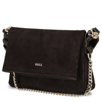 BOSS Women Yelena Flap Crossbody - Umhängetasche (dark brown)