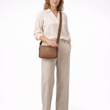 Joop Leggero Stampa Jasmina - Schultertasche 24 cm (cognac) - Ansicht 7
