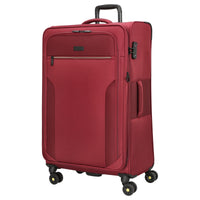 D&N Travel Line 9704 - Maleta de 4 ruedas L 78 cm expansión (negro)