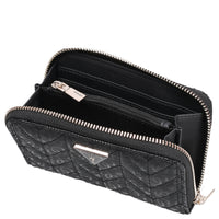 Guess Stacey SLG Medium Zip - Cartera 4cc 14 cm (black)