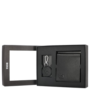 BOSS GB Geschenkset - Geldbörse 4cc und Schlüsselring (black) - Ansicht 5