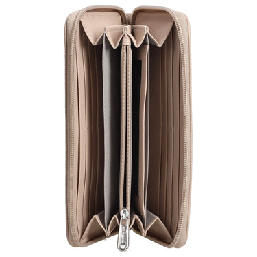 Mandarina Duck Mellow Leather - Monedero 12cc 19 cm (taupe cálido)