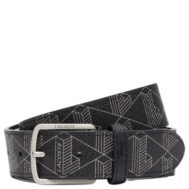 Lacoste The Blend Geschenkset - Kreditkartenetui und Gürtel (monogram noir gris, 90 cm) - Ansicht 2