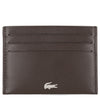 Lacoste FG - Tarjetero de cuero 6 cc 11 cm (coffee bean)
