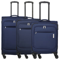 Travelite Priego - 4-Rollen-Trolley Set 3tlg. (navy)