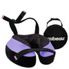 Cabeau The Neck's Evolution S3 - Almohada de cuello con tapones para los oídos 25 cm (color: negro/lavanda/parís)