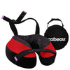 Cabeau The Neck's Evolution S3 - Almohada cervical con tapones para los oídos 25 cm (negro/rojo/londres)