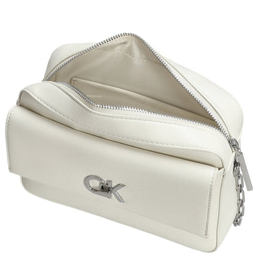 Calvin Klein CK Re - Lock - Umhängetasche 22 cm (lily white) - Markenkoffer