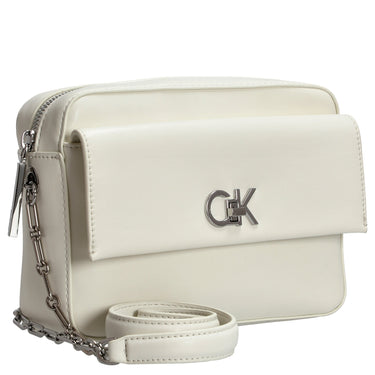 Calvin Klein CK Re - Lock - Umhängetasche 22 cm (lily white) - Markenkoffer