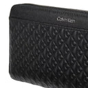 Calvin Klein Emblem Embossed - Geldbörse 4cc 19 cm (black) - Markenkoffer