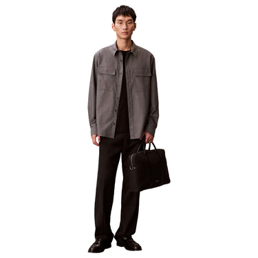 Calvin Klein Embossed Woven - Aktentasche 37.5 cm (black) - Markenkoffer