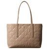 Calvin Klein Quilted Emblem - Bolso shopper 37 cm (taupe desierto)