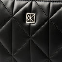Calvin Klein Quilted Emblem - Umhängetasche 18 cm (black) - Markenkoffer