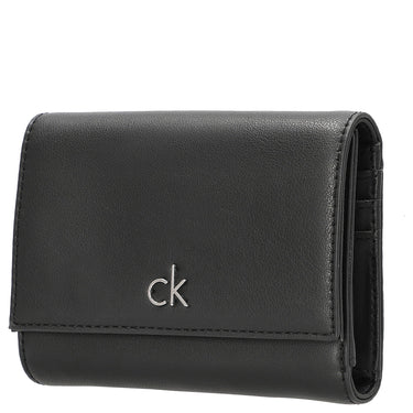 Calvin Klein RE - Lock Medium Trifold - Gelbörse 3cc 13 cm (schwarz) - Markenkoffer