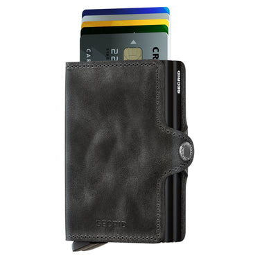 Secrid Vintage Twinwallet - Cartera RFID 7 cm (negro)