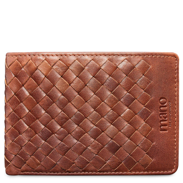 Mano Don Luca - Cartera 13 cm (color: cognac)