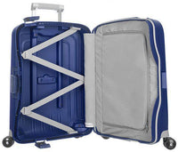 Samsonite S Cure Spinner - 4-Wheel Cabin Trolley S 55 cm (Color: dark blue)