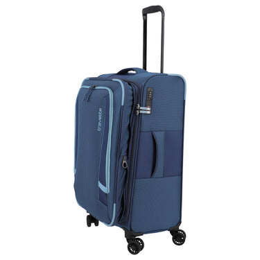 Travelite Corsiica - 4-Rollen-Trolley Set 4tlg. erw. (blue) - Ansicht 7