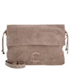 Coccinelle Lidia Suede Bim - Schultertasche 31 cm (warm taupe)