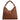 Coccinelle Boheme Grana Double – Schultertasche M 34 cm (cognac/noir) - Markenkoffer