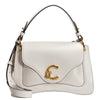 Coccinelle C-Me Calf Cock - Bolso bandolera 24 cm (color: blanco)