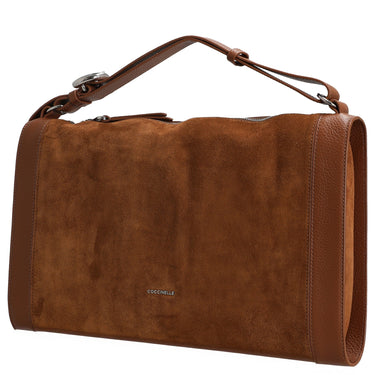 Coccinelle Linor Suede Bi - Shopper 39 cm (cognac/cognac) - Markenkoffer