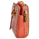 Coccinelle Mini Bag Croco Soft - Umhängetasche 20 cm (geranium) - Markenkoffer