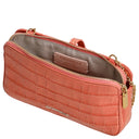 Coccinelle Mini Bag Croco Soft - Umhängetasche 20 cm (geranium) - Markenkoffer