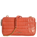 Coccinelle Mini Bag Croco Soft - Umhängetasche 20 cm (geranium) - Markenkoffer
