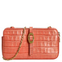 Coccinelle Mini Bag Croco Soft - Umhängetasche 20 cm (geranium) - Markenkoffer