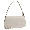 Coccinelle Myrtha Maxi Log - Bolso de hombro 24 cm (white)