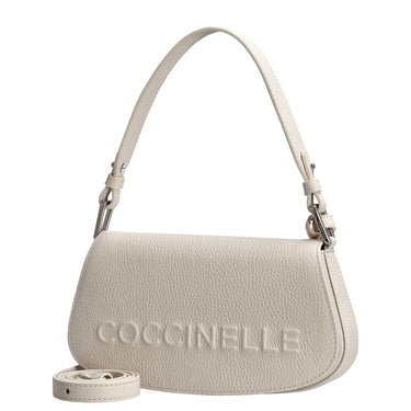 Coccinelle Myrtha Maxi Log - Schultertasche 24 cm (white) - Markenkoffer