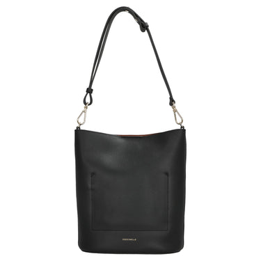 Coccinelle Nikla - Schultertasche 29 cm (noir/cognac) - Markenkoffer
