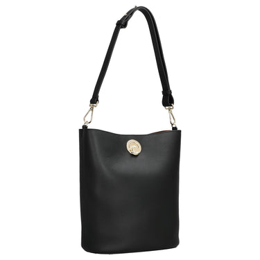 Coccinelle Nikla - Schultertasche 29 cm (noir/cognac) - Markenkoffer